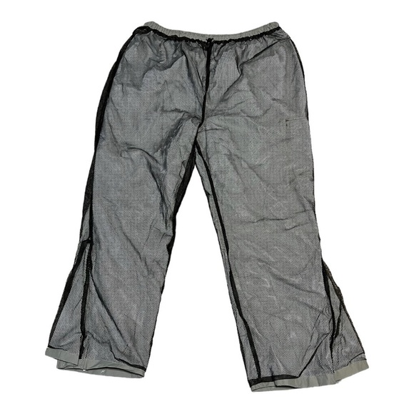 Stearns Ripstop Rain-Pants Men’s Grey Nylon Mesh Lined Waterproof Drawcord 2XL - Picture 7 of 10